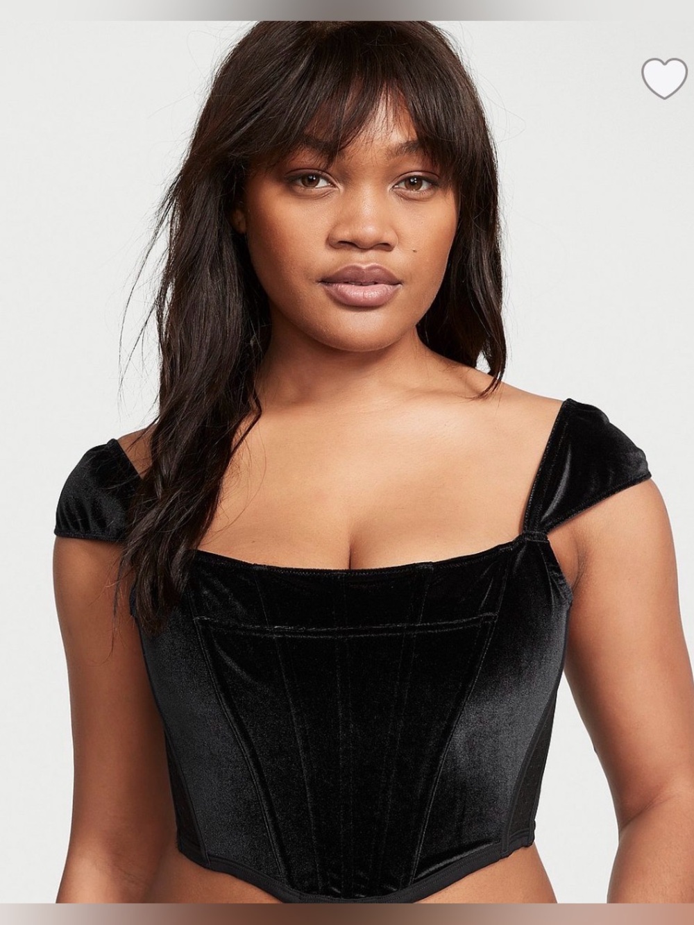 VICTORIAS SECRET DREAM ANGELS VELVET CORSET TOP